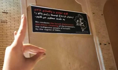 İranda erməni kilsəsində Azərbaycanın əlehinə şüarlar FOTO