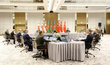 Azərbaycan-Gürcüstan-Türkiyə müdafiə nazirləri bir arada