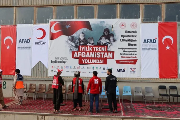 Əfqanıstana yardım daşıyan “Xeyirxahlıq qatarı” Herata çatıb