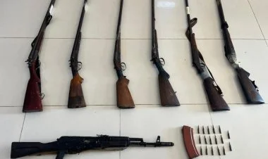 Cəlilabadda çay kənarından silah-sursat aşkarlanıb