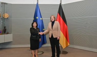Sahibə Qafarova Almaniya Bundestaqının sədri ilə görüşüb