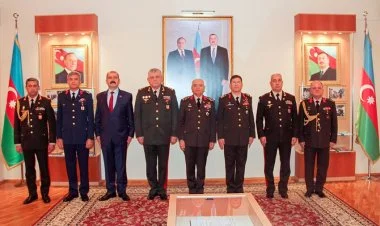 Türkiyəli general Hərbi İnstitutda FOTO