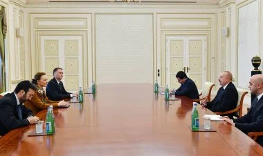 İlham Əliyev Avropa Şurasının Baş katibini qəbul edib FOTO