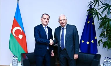 Ceyhun Bayramov Brüsseldə Jozep Borrell ilə görüşüb