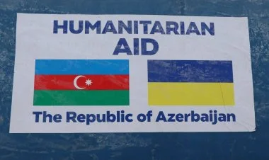 Azərbaycan Ukraynaya növbəti yardım göndərdi FOTO
