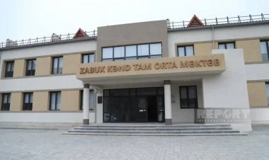 Zabux kəndinin məktəbi qapılarını şagirdlərin üzünə açıb