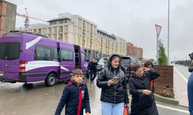 Növbəti köç karvanı Füzuli şəhərinə çatdı FOTO