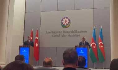 Ceyhun Bayramov və Hakan Fidanın mətbuat konfransı VİDEO