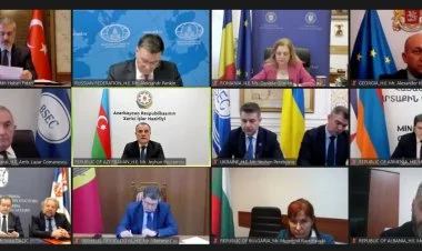 Ceyhun Bayramov Qara Dəniz İƏT XİN şurasında çıxış edib