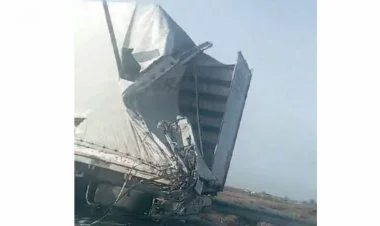 Biləsuvarda "SƏBA" şirkətinin avtomobili qəzaya düşüb