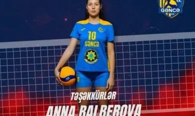 “Gəncə” klubu rusiyalı voleybolçu ilə yollarını ayırıb