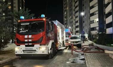 Xətai rayonunda baş verən yanğında xəsarət alanlar var