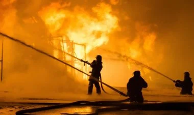 Çuvaşiyada yanğın zamanı uşaqlar xəsarət alıb