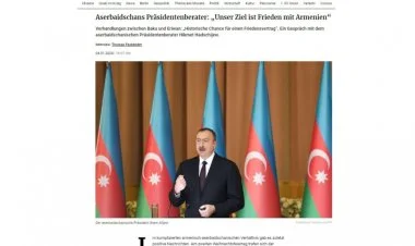 Sülh sazişi üzərində iş Bakı ilə İrəvan arasında aparılır