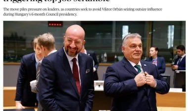 Aİ Şura Prezidenti Şarl Mişeli Viktor Orban əvəz edə bilər