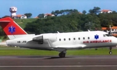 Kolumbiyada təcili yardım təyyarəsi qəzaya uğrayıb