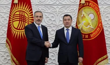 Qırğızıstan Prezidenti Hakan Fidanı qəbul edib