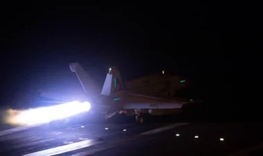 ABŞ və Böyük Britaniya Sənaya yeni hava zərbəsi endirib