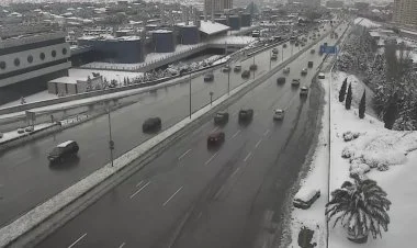 Hazırda Bakıda yollardakı vəziyyət