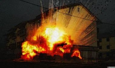 Sumqayıtda da partlayış baş verib, 4 nəfər yaralanıb VİDEO