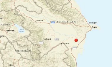 Azərbaycanda 5.1 maqnitudalı zəlzələ olub