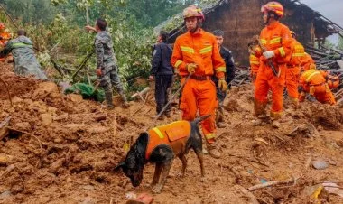 Çində sürüşmə nəticəsində 47 nəfər torpağın altında qalıb