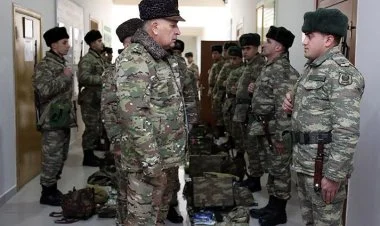 Hərbi hissələrdə yoxlama aparıldı VİDEO