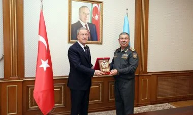 Zakir Həsənov Hulusi Akarla görüşdü FOTO