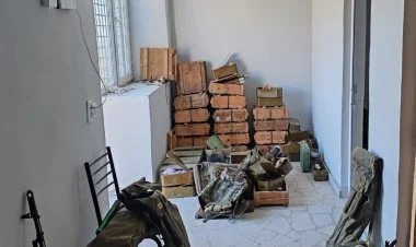 Xocalıda musiqi məktəbində silah-sursat aşkarlandı