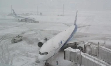 Tokioda güclü qar səbəbindən minlərlə uçuş təxirə salınıb