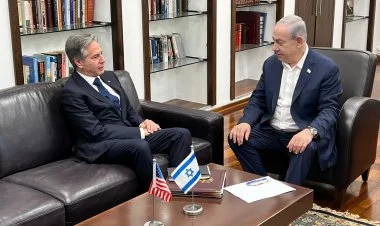 Netanyahu və Blinken arasında görüş olub