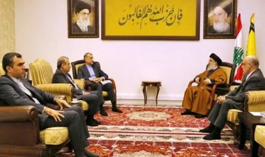 Abdullahian "Hizbullah" lideri ilə görüşüb