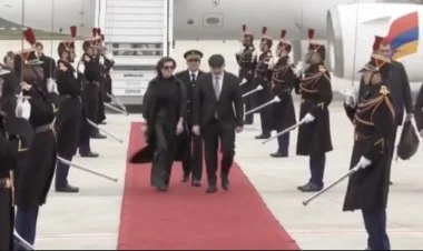 Nikol Paşinyan Fransada səfərdədir