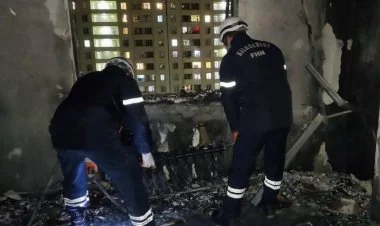 Saraydakı partlayışda yaralanan var