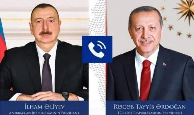 İlham Əliyev Rəcəb Tayyib Ərdoğana zəng edib
