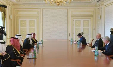 İlham Əliyev Səudiyyə Ərəbistanının nazirini qəbul edib