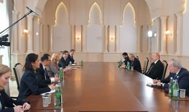 İlham Əliyev bəzi görüşlər keçirib