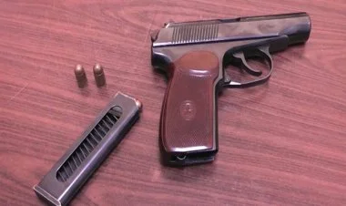 Bakıda “Makarov”la gəzən şəxs saxlanıldı