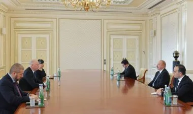İlham Əliyev Bolqarıstan Xalq Məclisinin sədrini qəbul edib