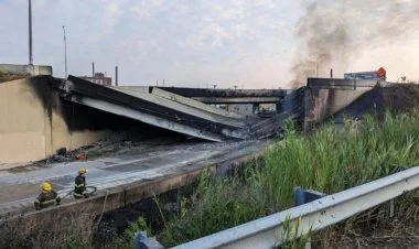 Fransada tikilməkdə olan körpü çöküb, ölən və yaralanan var