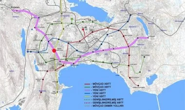 Bakı metrosunun bənövşəyi xəttində yeni stansiya tikilir