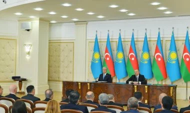 Kasım-Jomart Tokayevin Bakı səfəri VİDEO/FOTO