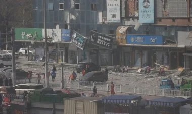 Çində restoranda partlayış olub, ölən və yaralananlar var