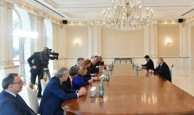 Prezident N.Gəncəvi BM-in həmsədrlərini qəbul edib