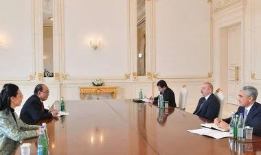 İlham Əliyev Çin Hökumətinin xüsusi nümayəndəsini qəbul edib