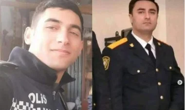 Xankəndidə həlak olan polislər dəfn edildi FOTO