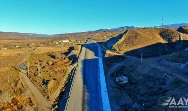 Xudafərin-Qubadlı-Laçın yolunun tikintisi sürətləndirilir