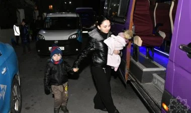 35 ailə doğma Füzuliyə yola salındı