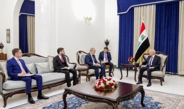 İraq Prezidenti Mikayıl Cabbarovu qəbul edib