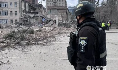 Kiyev Rusiya raketlərinin aramsız hücumuna məruz qalıb FOTO